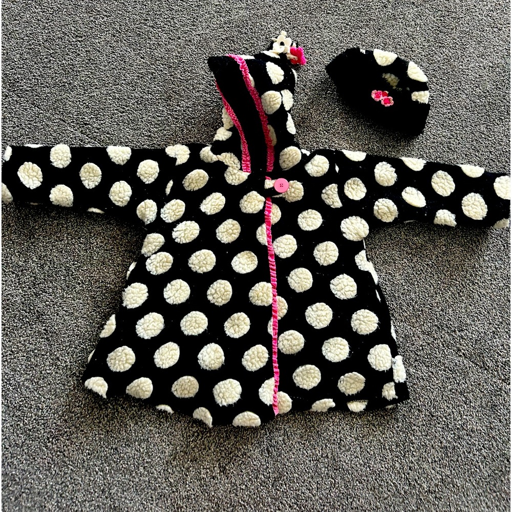 Boutique Corky and Company Coat and Hat Used 6x